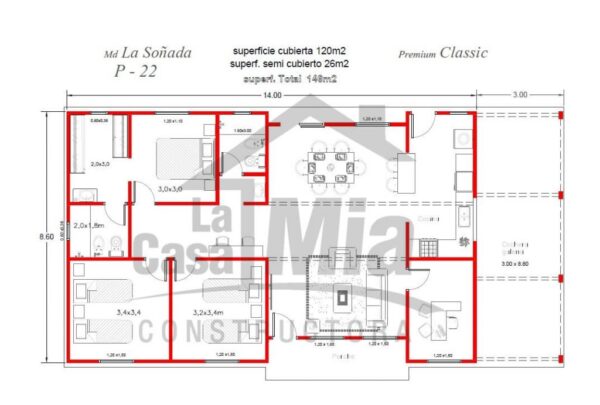 Casa Premium Classic De 146m2 - Image 4